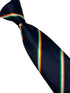 navy dark blue tie with Irish Ireland flag design